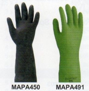 橡膠手套(耐酸鹼溶劑)247